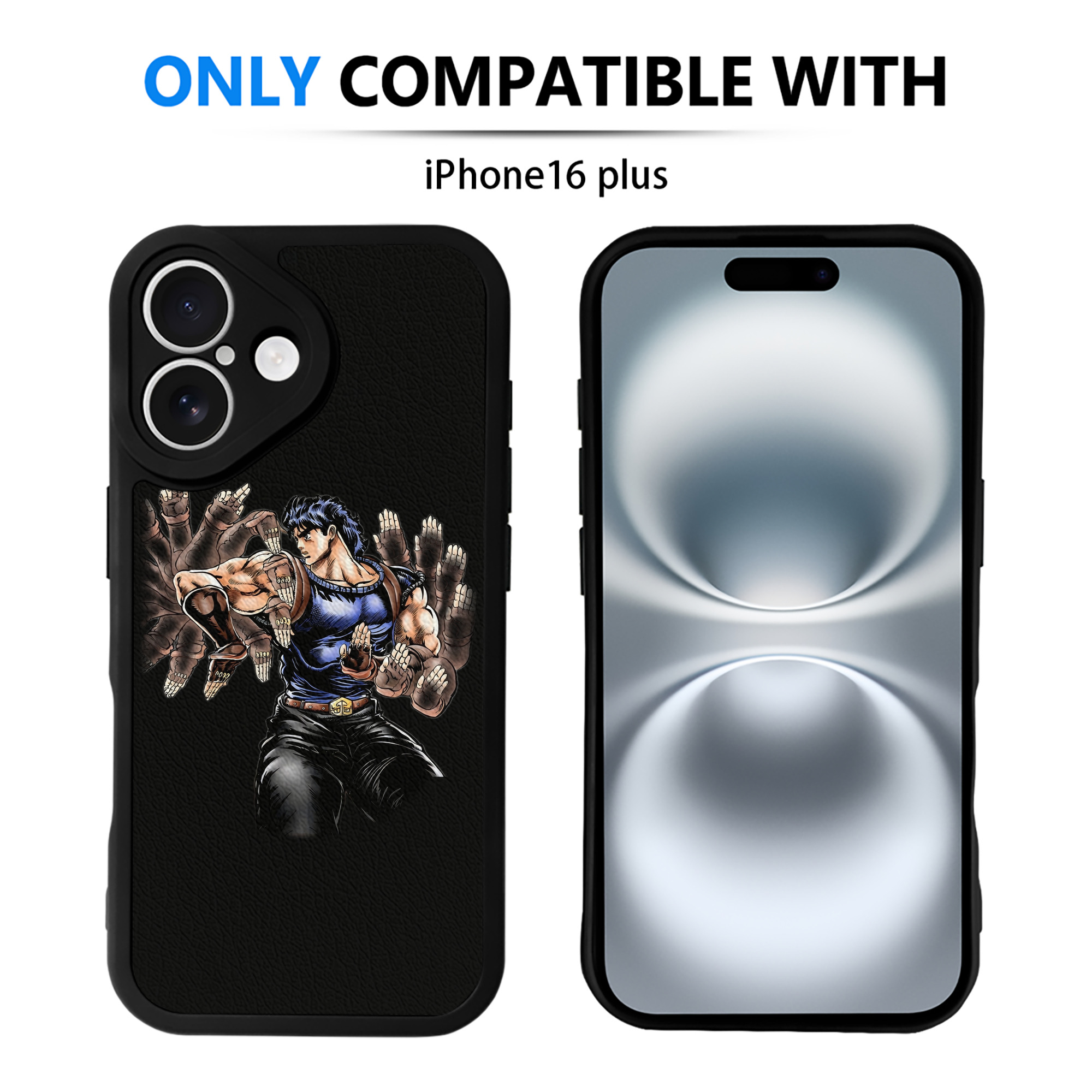 （画像用） ジョジョの奇妙な冒険 /ジョナサン?ジョースター JoJo's Bizarre Adventure Jonathan Joestar 【iPhone 16シリーズ対応】シリコンスマホケース（レザー調） 材質：シリコン